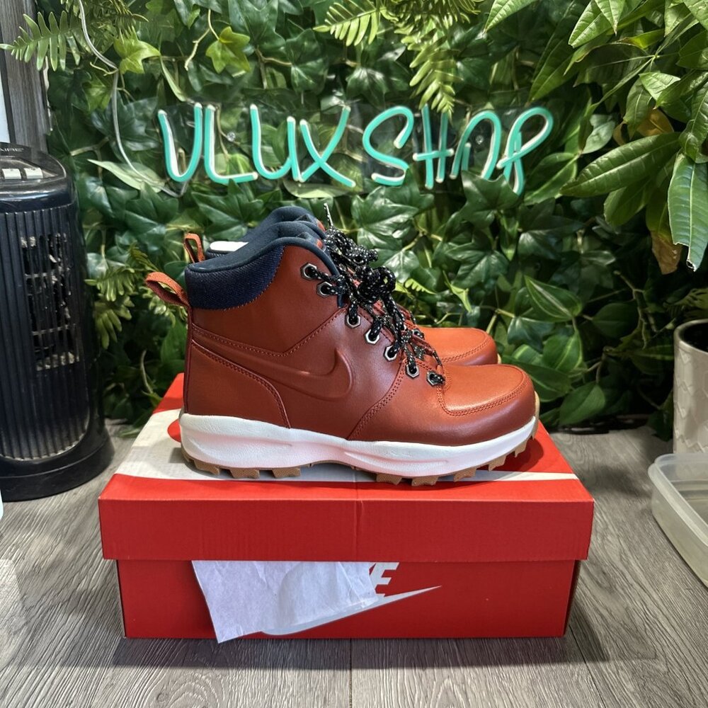 Nike Manoa Leather SE "Rugged Orange" Orange Navy White DC8892-800 M 3.5 W 5